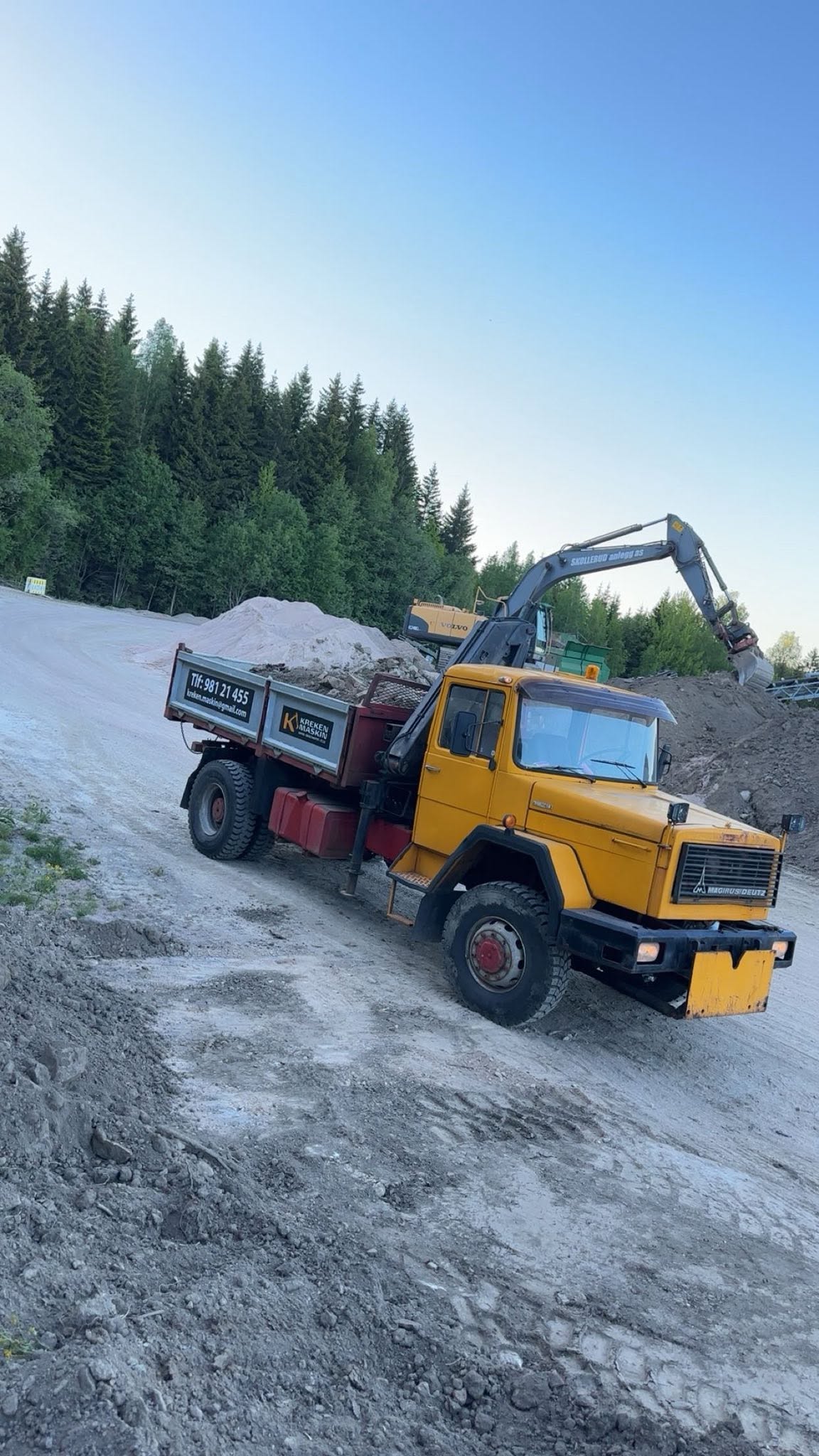 Transport av masse til og fra byggeplassen