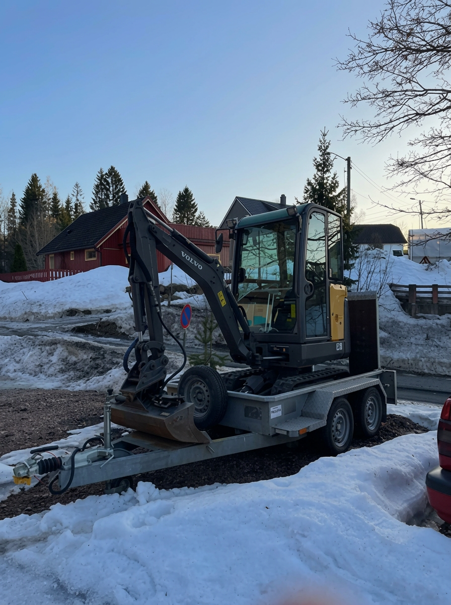 Volvo EC18 til utleie